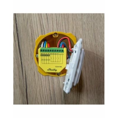 4. Shelly Plus RGBW PM Wireless Green, Yellow