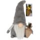 2. DECORATIVE PLUSH LED gnome 38CM GRAY
