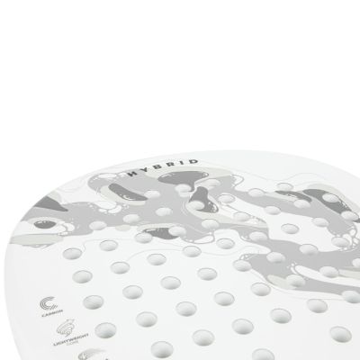 15. VIRTUFIT HYBRID PADEL RACKET - WHITE-GRAY