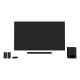 4. Sony HT-S60 Black 5.1 channels 1000 W