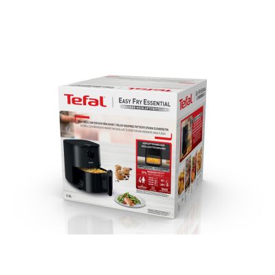 12. Tefal Easy Fry EY1308 Single 3.5L Autonomous 1030W Hot Air Fryer Black
