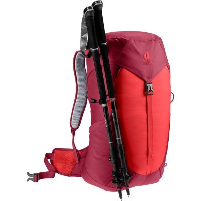 4. DEUTER AC Lite 30 cherry-masala hiking backpack