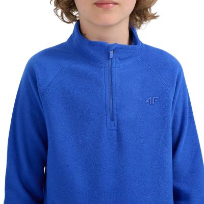 12. Boy's fleece sweatshirt 4F M058 cobalt 4FJWAW25UFLEM058 36S
