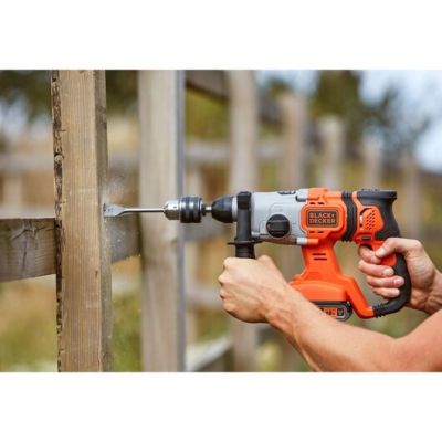 10. Black & Decker BCD900B-XJ 1880 RPM SDS Plus Drill Black, Orange