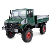 Amewi Mercedes-Benz Unimog Basic 4WD 1:12 RTR Green Remote Control Car