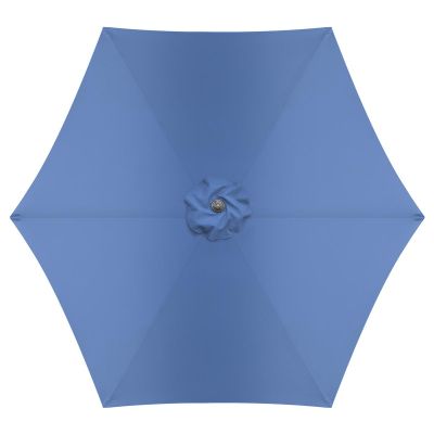 8. GARDEN UMBRELLA 300CM FOLDING NAVY BLUE