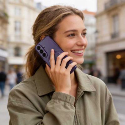 9. Tech-Protect MagFlex MagSafe Case for Samsung Galaxy S26 - Transparent Purple