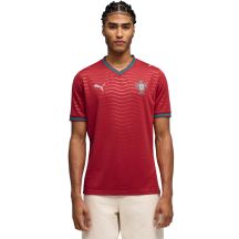 Puma FPF Portugal Home Jersey Replica Club Men's T-Shirt Red 783278 01