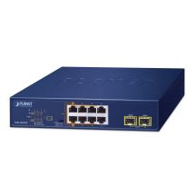 PLANET 2-Port 10/100/1000T 802.3bt Unmanaged Gigabit Ethernet (10/100/1000) PoE Support Blue