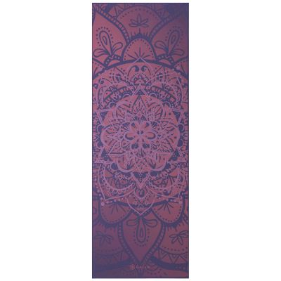 11. Gaiam Premium Athenian Rose Yoga Mat 6 mm 63958
