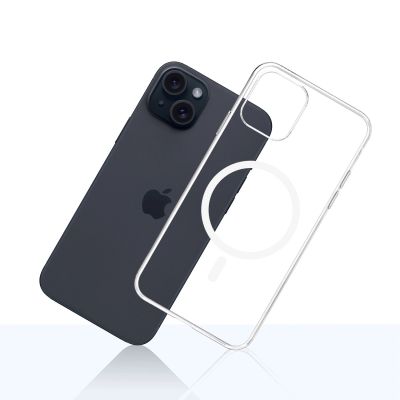 11. 3mk Clear MagCase for Apple iPhone 15 Plus - transparent