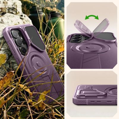 5. Tech-Protect Kevlar MagSafe 2-Set Case for Samsung Galaxy S26 Ultra - Black