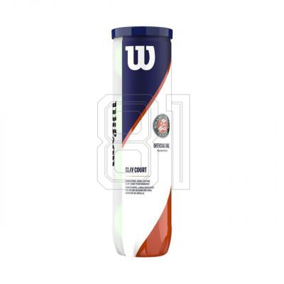 2. Wilson Roland Garros Clay Court Tennis Balls 4 pcs. WRT115000