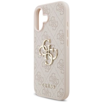 6. Guess 4G Big Logo Case for iPhone 17 - Pink