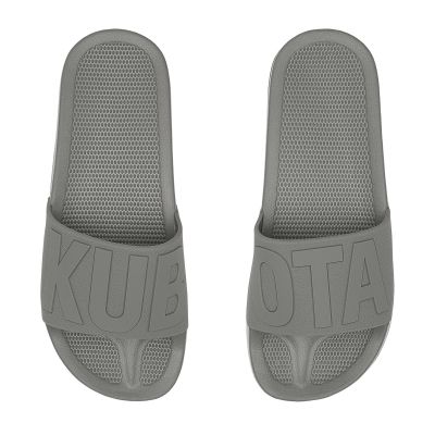 Kubota basic plain pool flip-flops gray K25SS-101-005-22-1