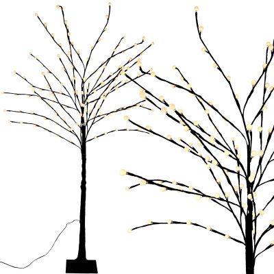 DECORATIVE TREE 144 LED 150 CM BROWN