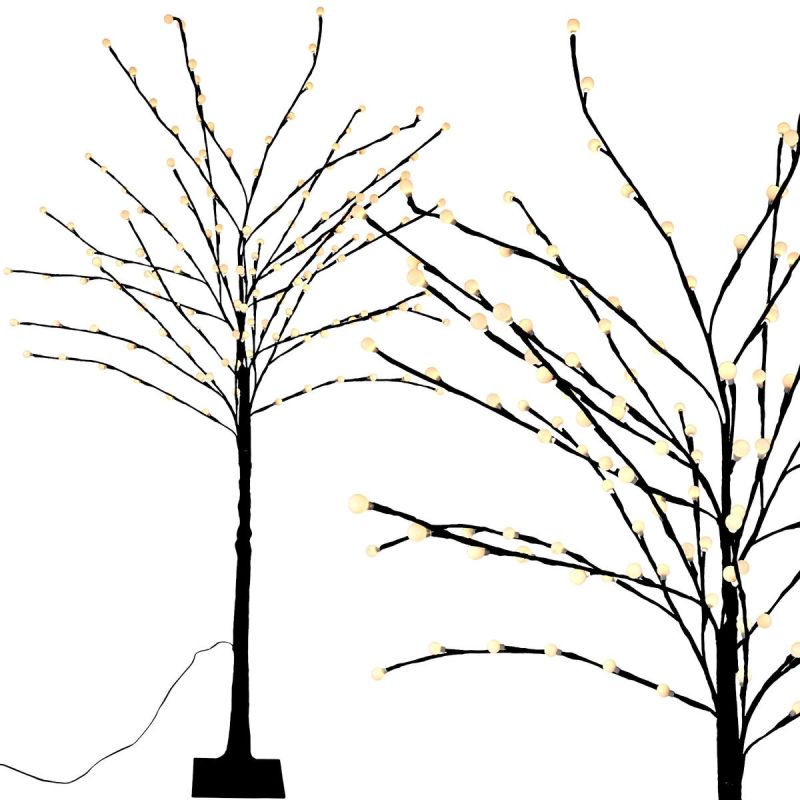 DECORATIVE TREE 144 LED 150 CM BROWN