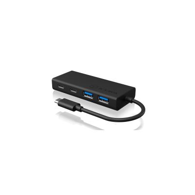 3. ICY BOX IB-HUB1426-CPD USB 3.2 Gen 1 (3.1 Gen 1) Type-C 5000 Mbit/s Black