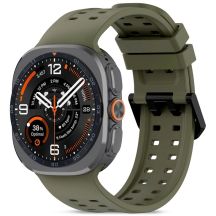 Tech-Protect Silicone Air Strap for Samsung Galaxy Watch Ultra 47mm - Olive