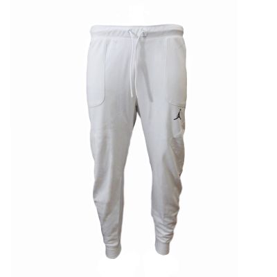 2. Air Jordan Dri-FIT Training Fleece Men's White Tracksuit Pants - DQ7890-135