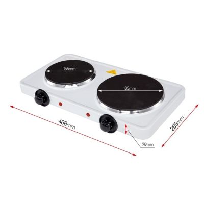 7. Two-burner electric stove ADLER AD 6520