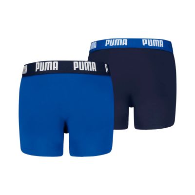 3. Puma Everyday Basic Kids Boxer Shorts 2 Pack Blue, Navy Blue 938971 06
