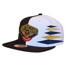 Mitchell & Ness NBA Diamond Cut New Orleans Pelicans Cap - HHSS1093-NOPYYPPPBKWH