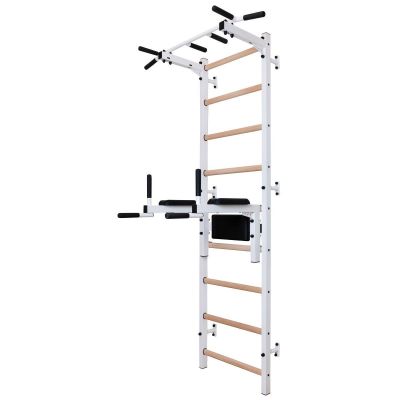 GYMNASTIC LADDER WITH A HAND BAR AND A HANDRAIL FOR EXERCISES BENCHK 722W