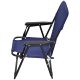 3. FOLDING TOURIST AND BEACH CHAIR WITH ARMRESTS 52X54X26/66CM BLUE