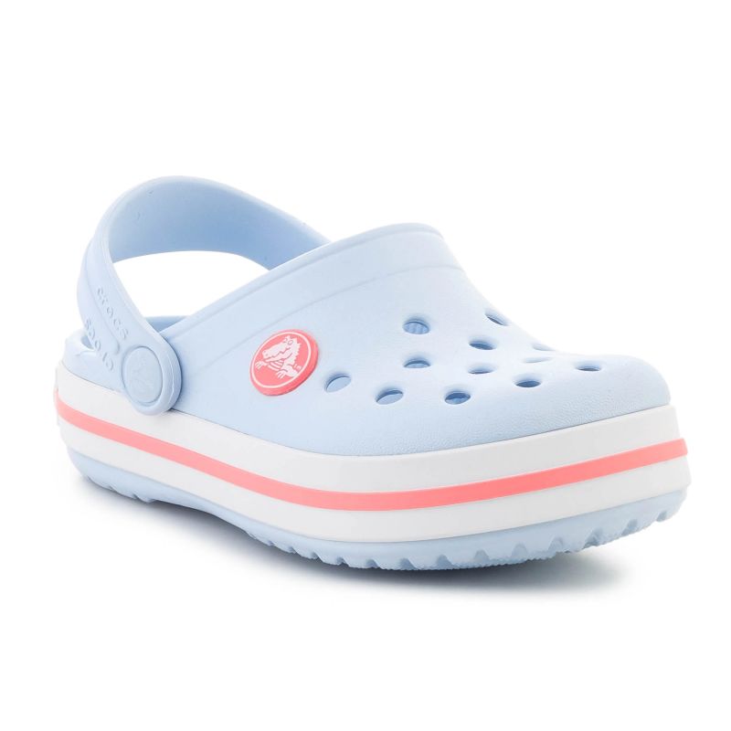 CROCS CROCBAND KIDS CLOG T BLUE FROST/GUAVA 207005-4XQ