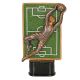Goalkeeper statuette RFST3057/BR/GN