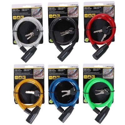 4. Dunlop cable lock bicycle lock D12mm 65 cm ST 6ass 82646