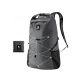 Qunature waterproof hiking backpack black 20l