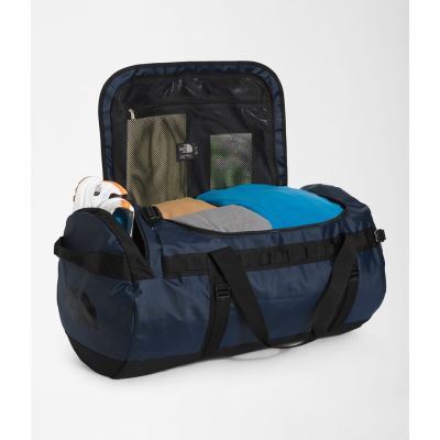 3. The North Face Base Camp Duffel L sports bag 95 l Polyester Black, Navy (navy)