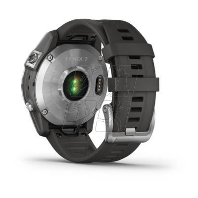 7. Garmin Fenix 7 Standard Edition (47 mm) Silver / Graphite Band watch