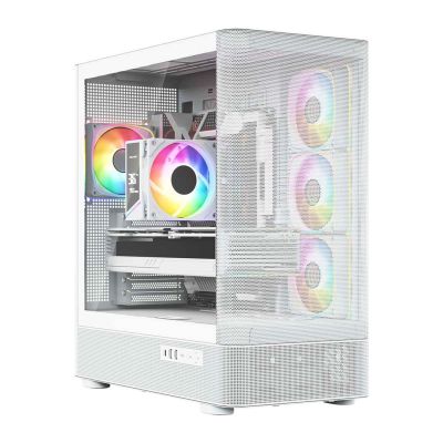 2. MODECOM VOLCANO AQ 300 ARGB MIDI CASE WHITE