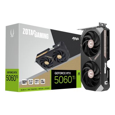 8. Zotac GAMING GeForce RTX 5060 Ti AMP NVIDIA 16 GB GDDR7