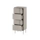 2. Chest of drawers 4S TRESSE 50x40x125 cashmere matt