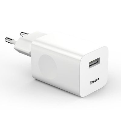 Baseus CCALL-BX02 charger (USB 3.0; white)