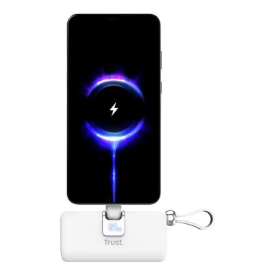 6. TRUST Pacto 5000 mAh Pocket Power Bank White