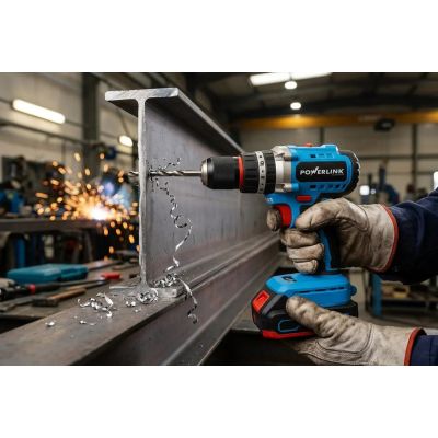 7. EXTRALINK POWERLINK Cordless Drill Driver PWL-CD1002C 10MM 20V 2X1.5AH