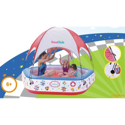 2. CIRCUS CHILDREN'S POOL WITH ROOF 223x208x163CM 51124