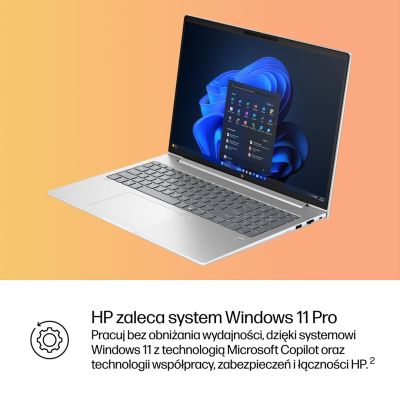 25. HP ProBook 4 G1i AI Intel Core Ultra 7 255U Laptop 40.6 cm (16") WUXGA 16 GB DDR5-SDRAM 512 GB SSD Wi-Fi 6E (802.11ax) Windows 11 Pro AI PC Silver