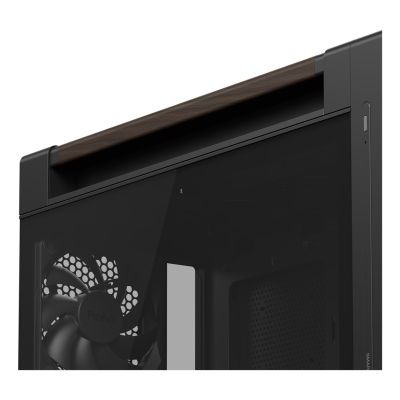22. ASUS ProArt PA602 Wood Edition Modern Black - Tempered Glass Panel Midi Tower Black, Wood