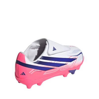 3. adidas F50 Hyperfast Club Velcro FG/MG KK1345 Kids' Soccer Shoes