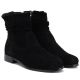 4. Women’s black unlined leather ankle boots Potocki JE19480