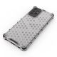 4. Honeycomb Case armor cover with TPU Bumper for Samsung Galaxy A72 4G transparent