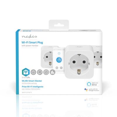 13. Nedis WIFIP121FWT3 Smart Plug 3680 W Home White