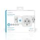 13. Nedis WIFIP121FWT3 Smart Plug 3680 W Home White