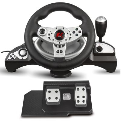 18. NANORS STEERING WHEEL PS4/PS3/XBOX ONE/XBOX360/PC(X-INPUT/D-INPUT)/SWTICH/ANDROID 8IN RS700